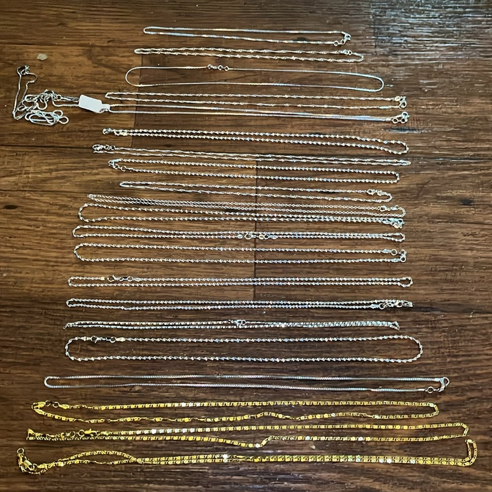 Stamped925 Style Necklace In a lot Of Styles these r High Quality Tested Jewelry
